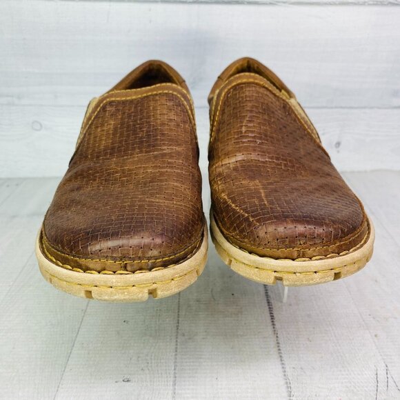 Born Hand Crafted Footwear SAWYER Brown Leather Comfort Shoes Size 8.5 M EU 41 - Picture 9 of 16